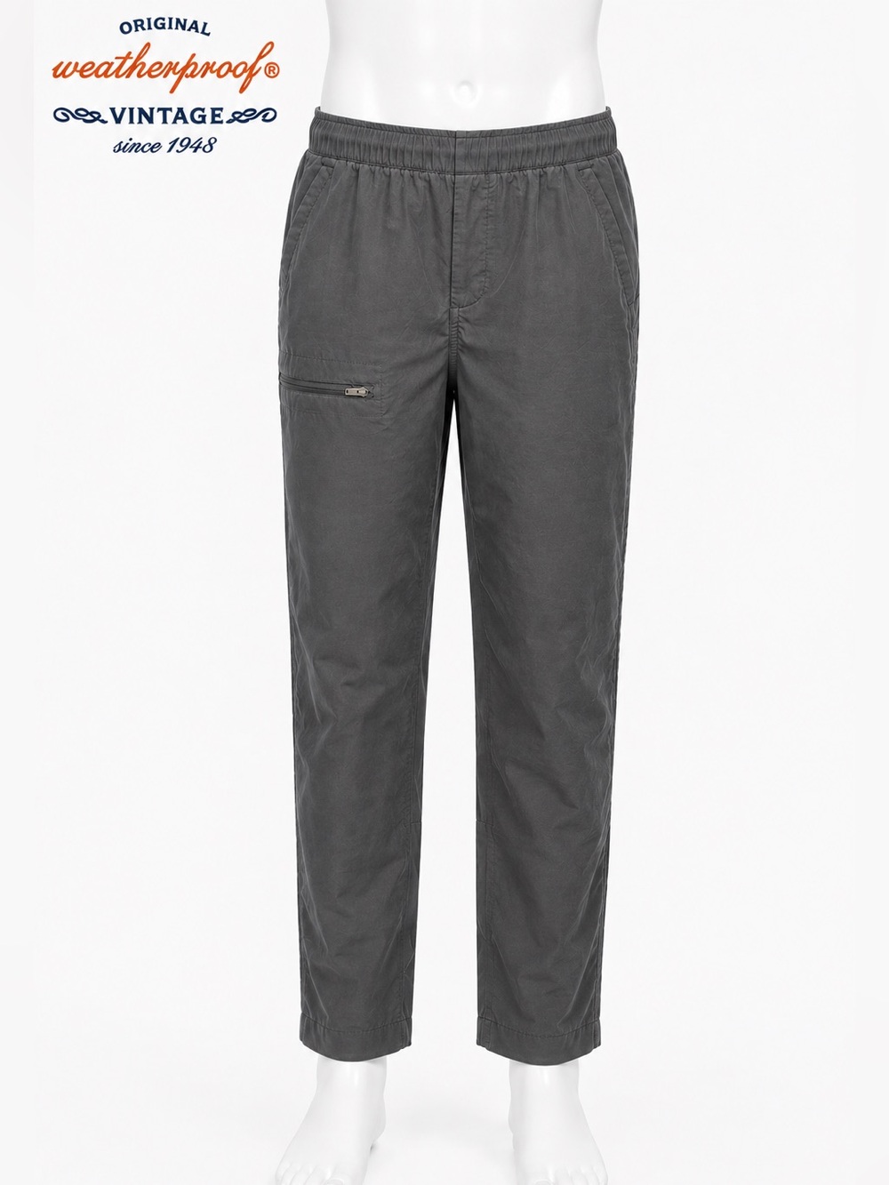 Waterproof Original Cargo Drawstring Pants - Charcoal Gray - Boys Large